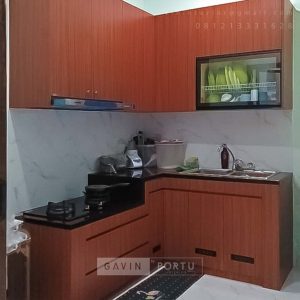 Jasa Buat Kitchen Set Motif Kayu Komplek Metro Permata Karang Tengah Tangerang ID5162P